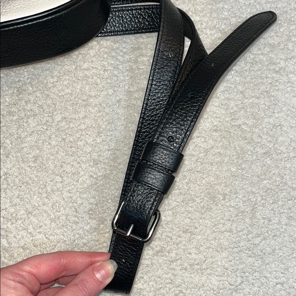 Coach Jade Leather Mini Belt Bag in Colorblock Crossbody Purse Adjustable Strap - Picture 3 of 6